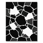 Monochromatic Fragmented Abstract Geometric Rug