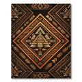 Gilded Tribal Diamond Sunburst Rug
