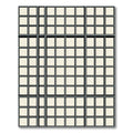 Grid Lattice Metal Window Beige Rug