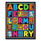 Rainbow Alphabet Friends Collection Rug