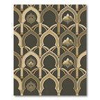 Gilded Archway Mountain Landscape Rug