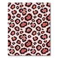 Pink Speckled Leopard Spots Rug