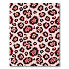 Pink Speckled Leopard Spots Rug