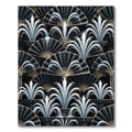 Art Deco Fountain and Fan Wallpaper Rug