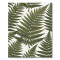 Lush Forest Fern Green Botanical Art Rug