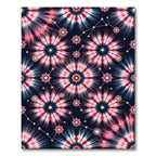 Pink Tie Dye Starflowers Celestial Cluster Rug