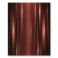 Tangerine Vertical Gleam Stripes Rug