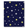 Navy Blue Starry Night Sky Rug