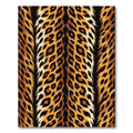 Golden Leopard Spot Fur Rug