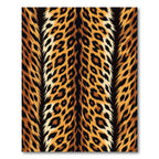Golden Leopard Spot Fur Rug