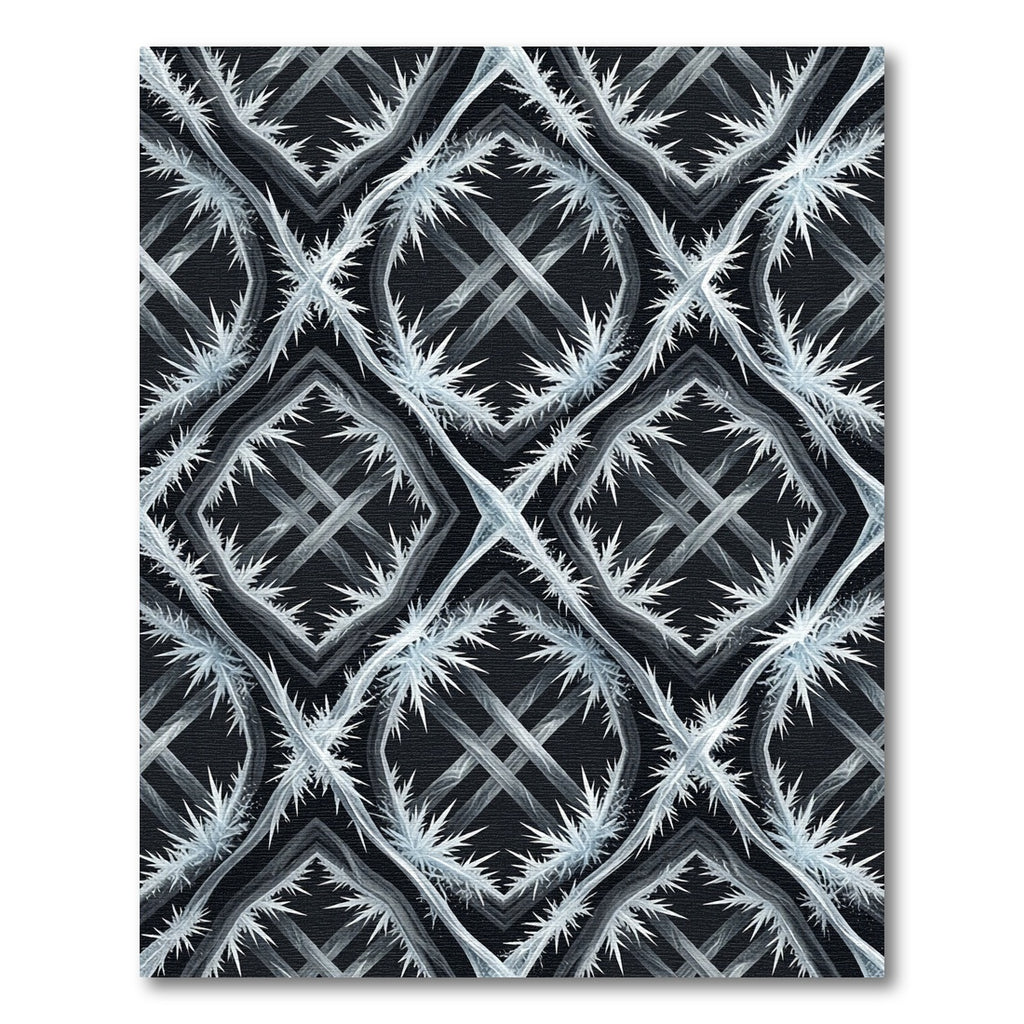 Monochromatic Spiked Geometric Lattice Rug