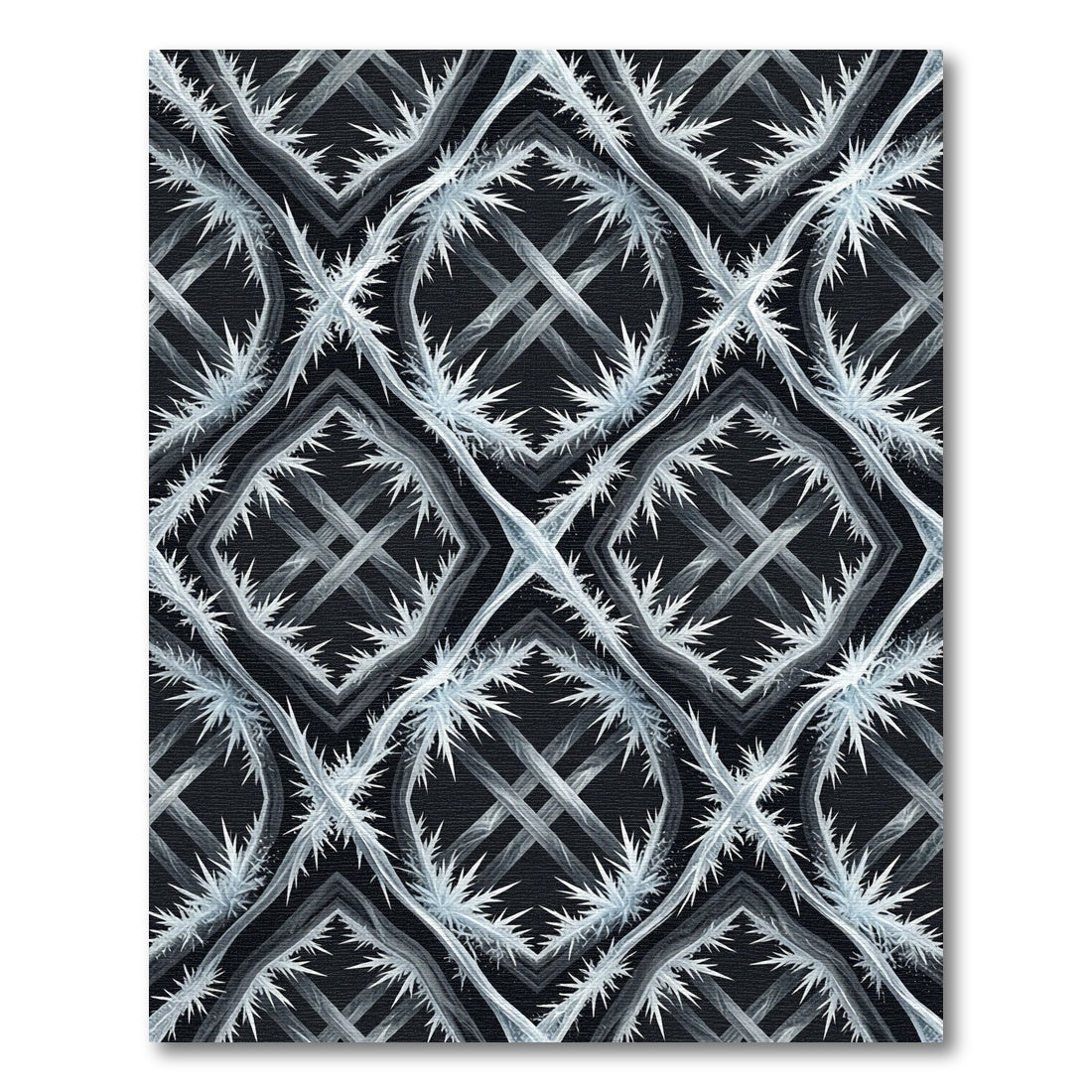 Monochromatic Spiked Geometric Lattice Rug