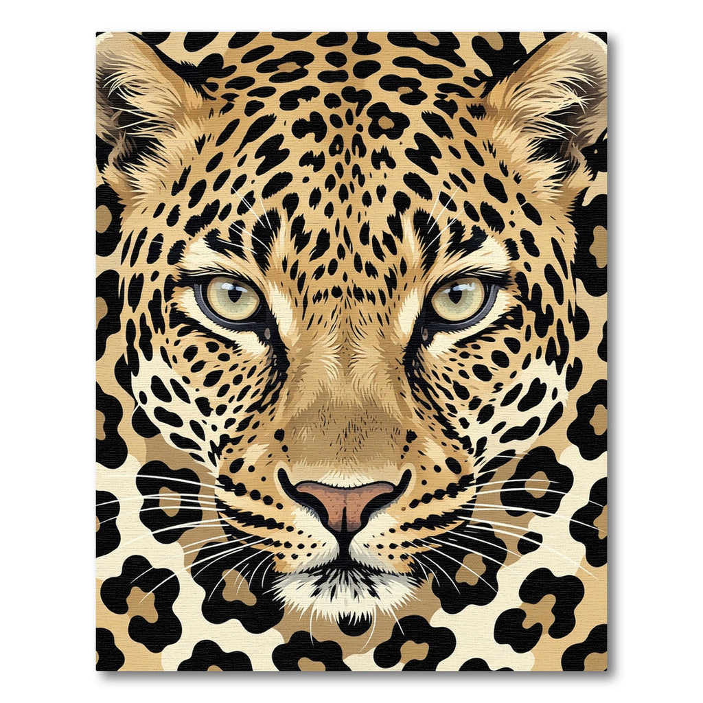 Majestic Golden Leopard Fur Close Up Rug