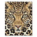Majestic Golden Leopard Fur Close Up Rug