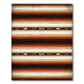 Rustic Desert Earth Tone Striped Rug