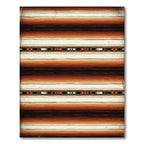 Rustic Desert Earth Tone Striped Rug