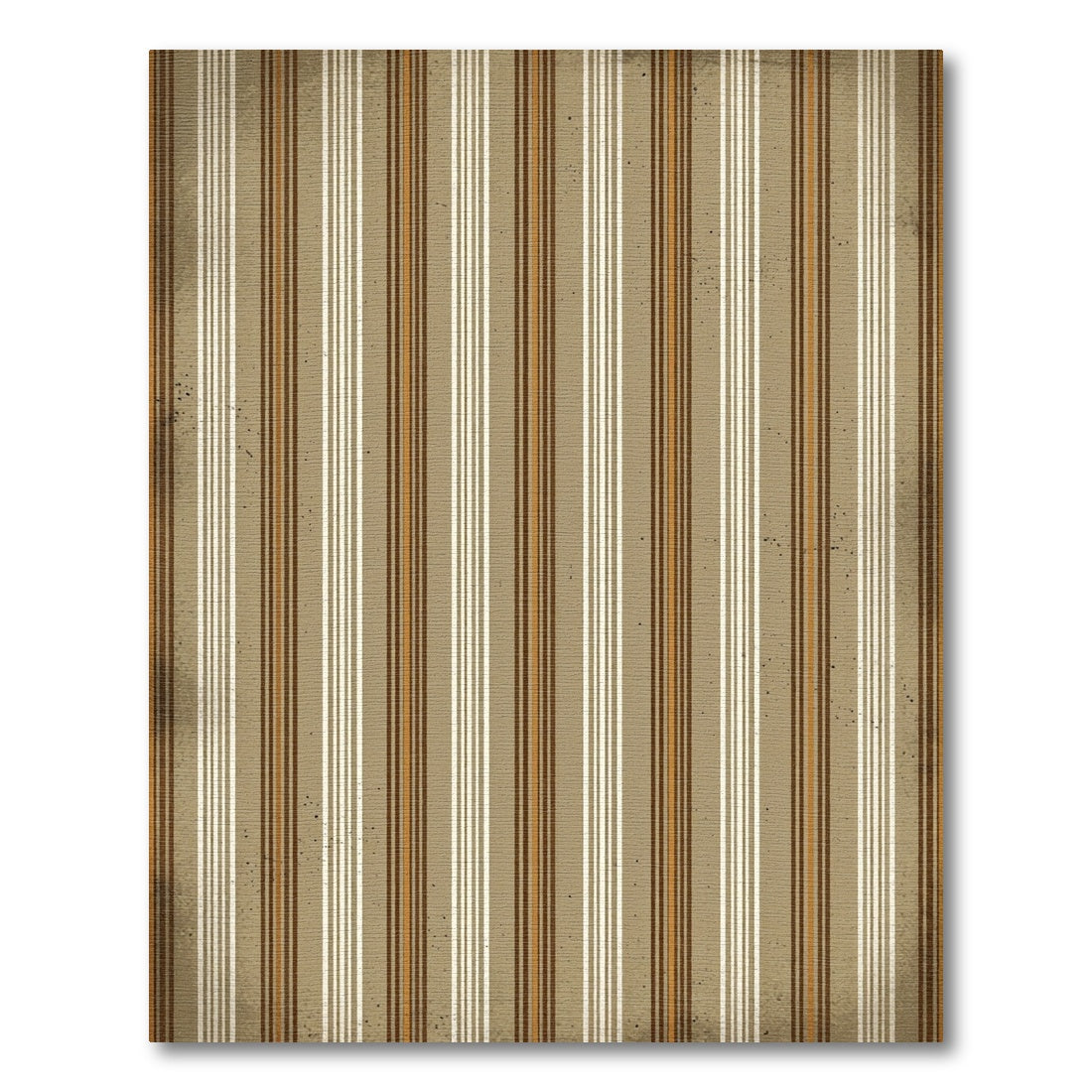 Vintage Earth Tone Vertical Striped Rug