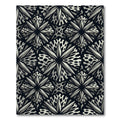 Monochromatic 3D Starburst Geometric Rug