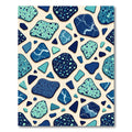 Oceanic Terrazzo Pebble Collage Rug