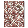 Ornate Rose Gold Acanthus Scroll Rug