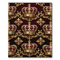 Regal Red Crown Baroque Rich Rug
