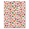 Bright Floral Meadow With Clover Accents Rug