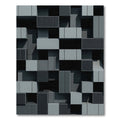 Modern Geometric Stacked Block Rug