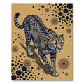 Golden Cheetah African Sunburst Rug