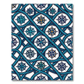 Nautical Blue Compass Rope Interlace Rug