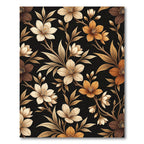 Earthy Floral Branch Arrangement Rug