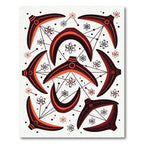 Retro Atomic Boomerang Orbit Rug