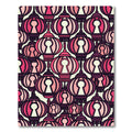 Crimson Pink Lanterns Overlay Rug