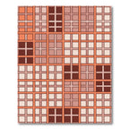 Modern Tonal Earthy Geometric Plaid Rug