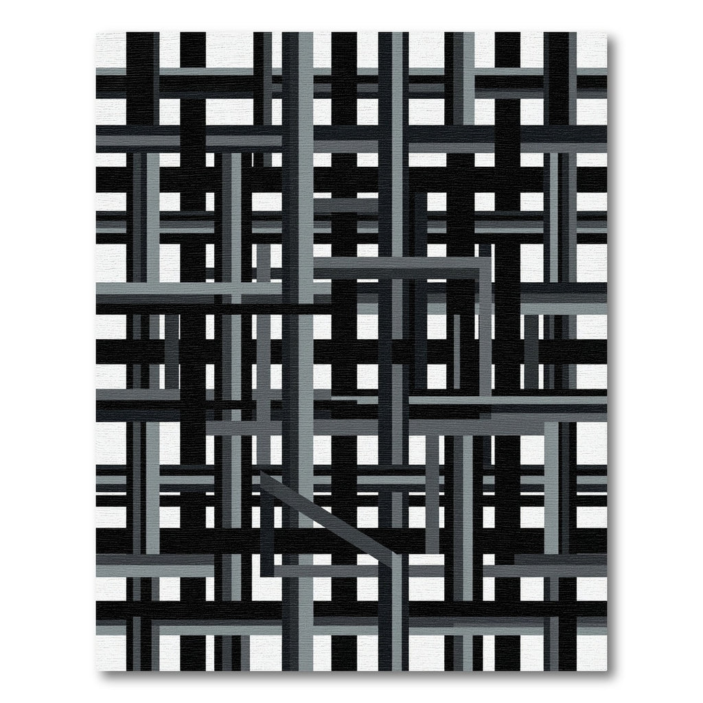 Monochromatic Linear Abstract Grid Rug