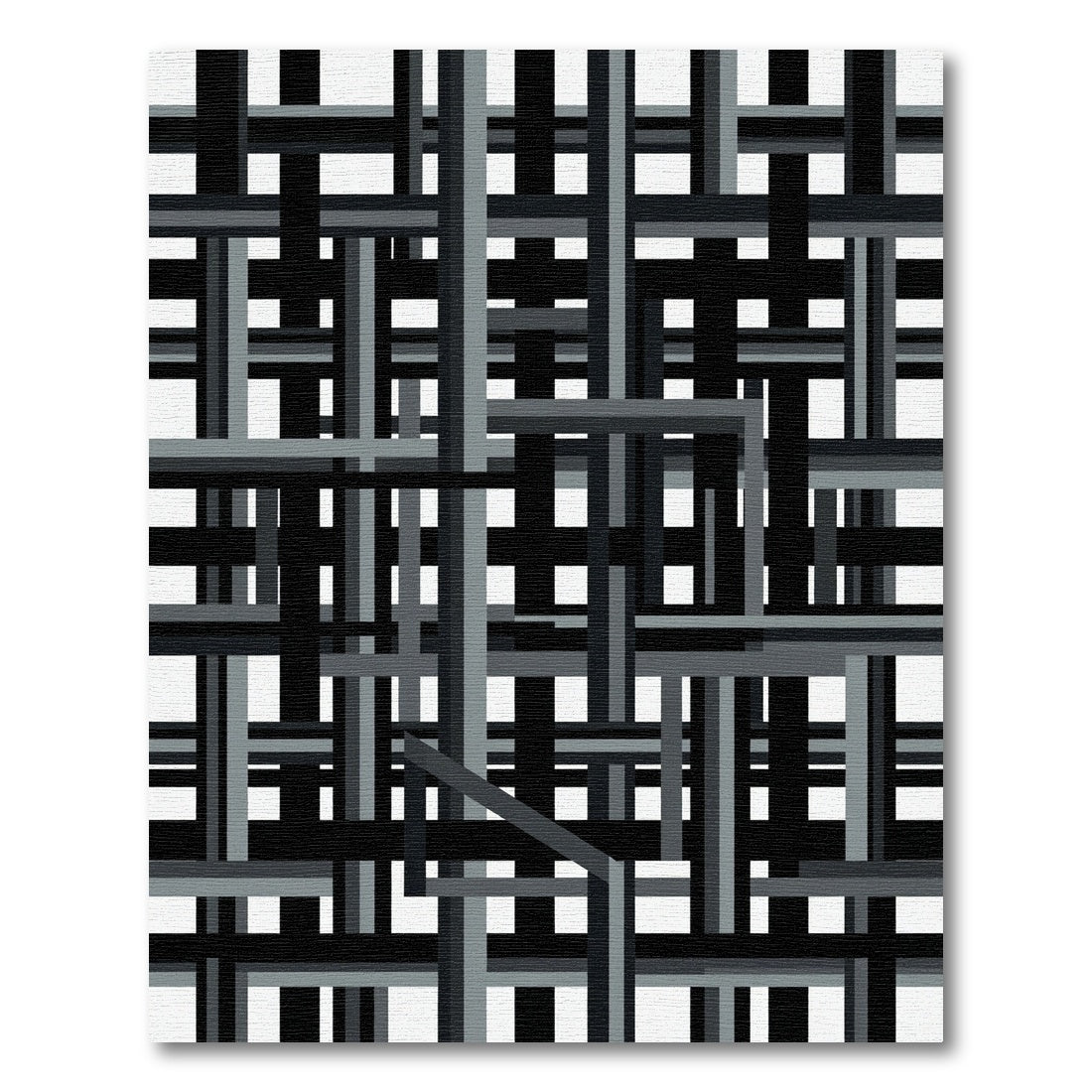 Monochromatic Linear Abstract Grid Rug
