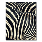 Wild Zebra Stripe Textile Rug