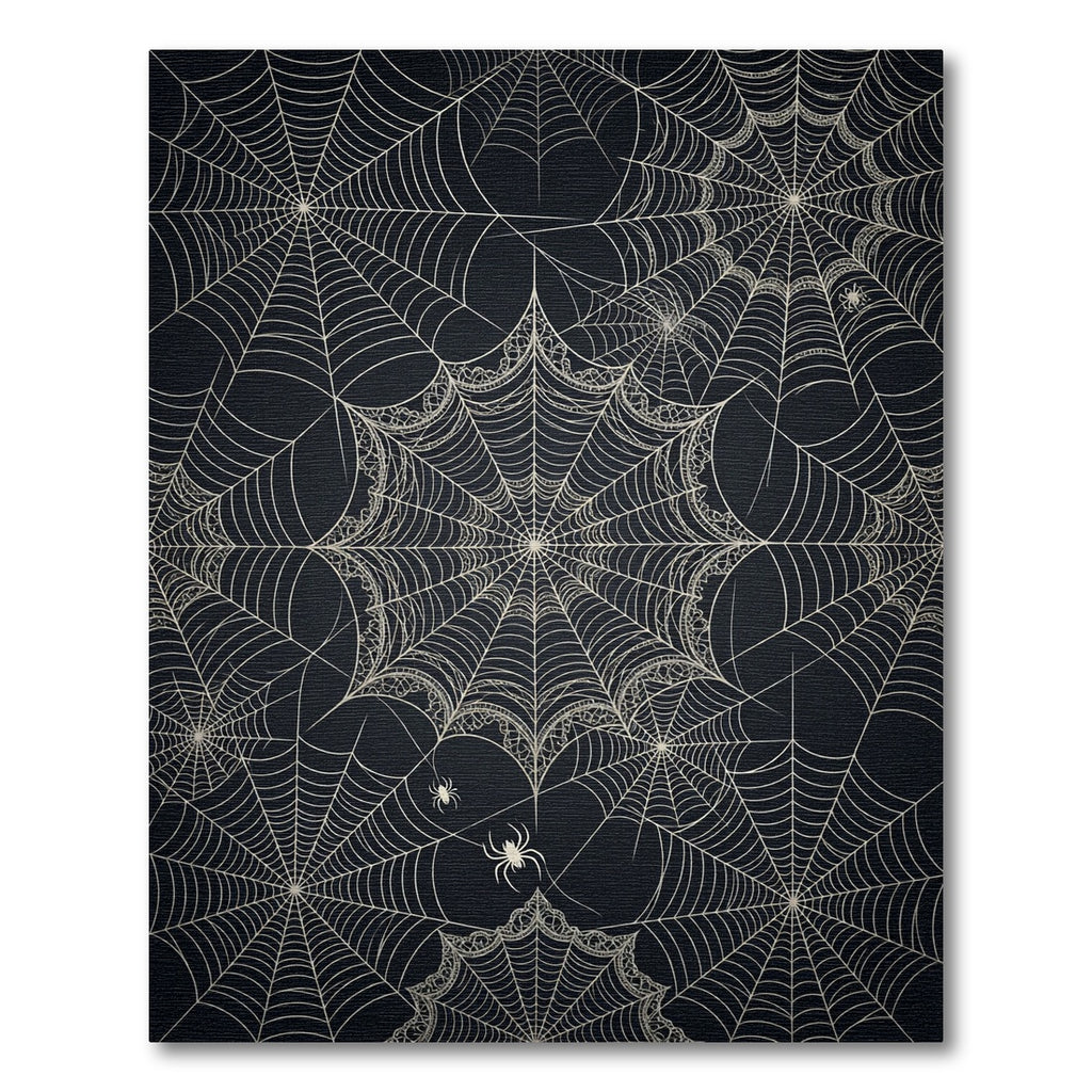 Detailed Cobweb Lace Pattern Rug