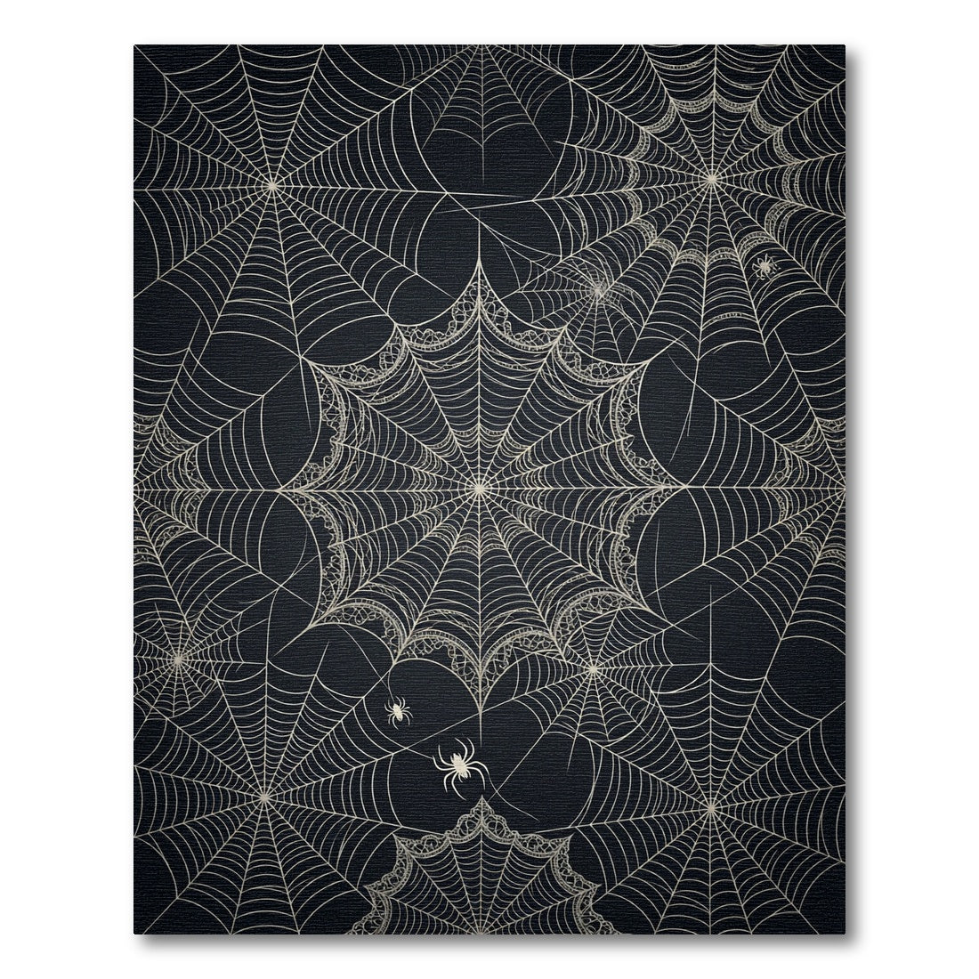 Detailed Cobweb Lace Pattern Rug