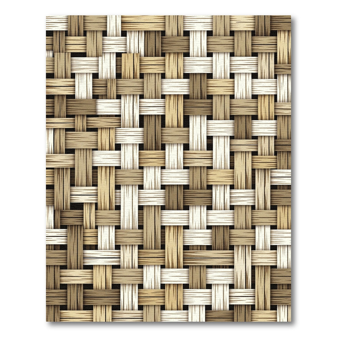 Earthy Tone Woven Texture Rug