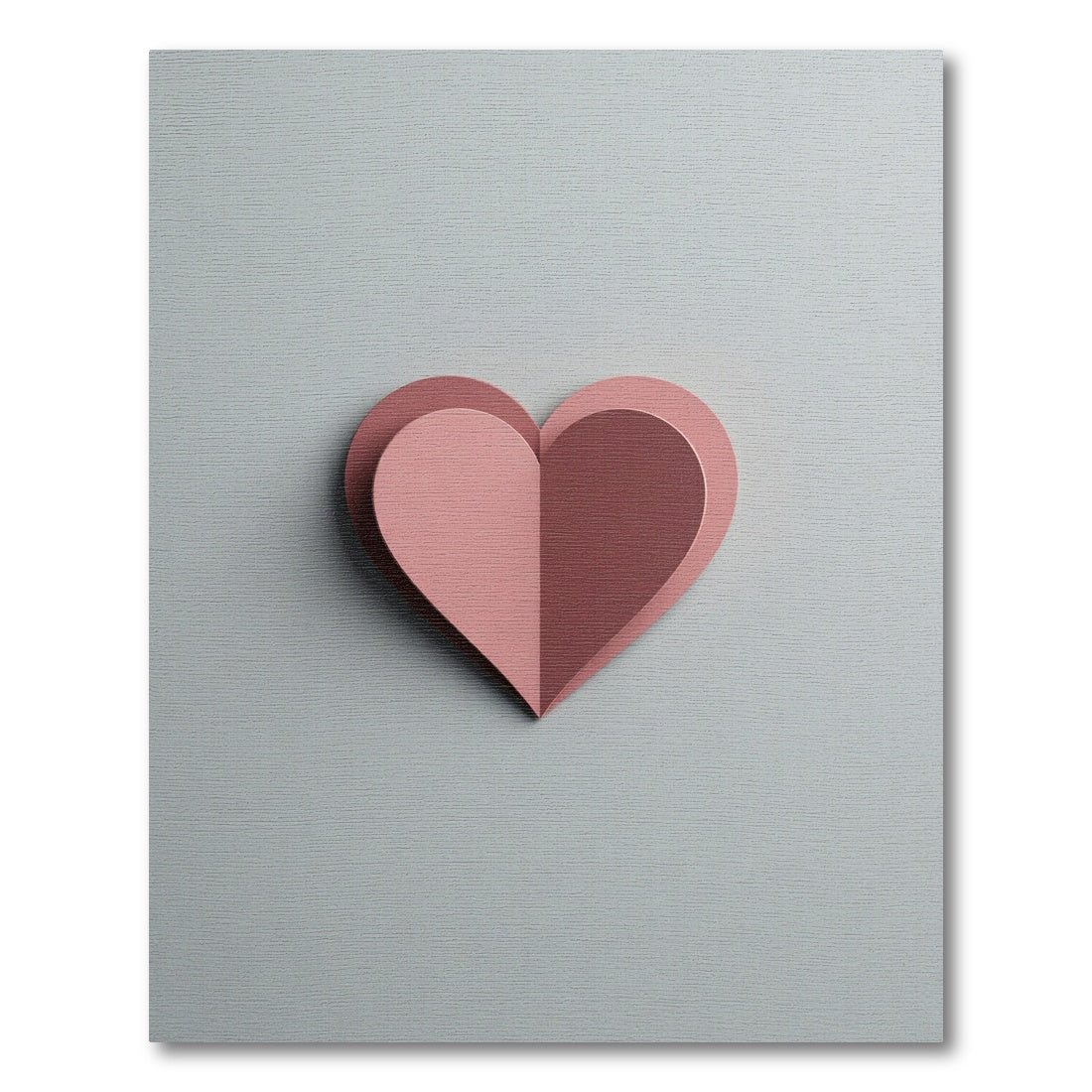Pink Layered Heart Vignette Rug