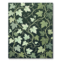 Deep Emerald Ivy Vine Art Nouveau Rug