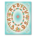 Whimsical Alphabet Animal Garden Medley Rug