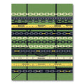 Graphic Sage Green Chain Link Rug