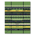 Graphic Sage Green Chain Link Rug