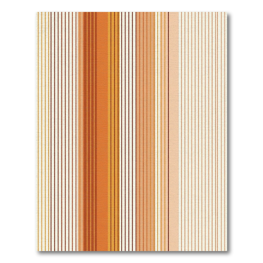 Warm Earthy Tones Vertical Stripe Rug