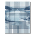 Indigo Winter Landscape Linear Rug