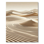 Sandy Dune Rippled Landscape Rug
