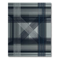 Modern Monochrome Geometric Grid Cross Rug