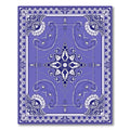 Classic Indigo Floral Medallion Rug