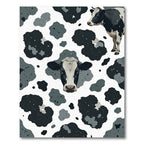 Modern Monochrome Holstein Cow Spot Art Rug